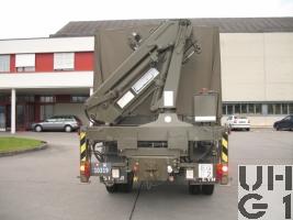 Steyr 12S18, Repw Brü 95 sch gl 4x4 mit Ladekran