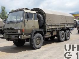 Steyr 1491.320 P40/M, Lastw Seilw 9.6 t gl 6x6