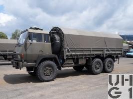 Steyr 1491.320 P40/M, Lastw Seilw 9.6 t gl 6x6