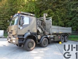 IVECO Trakker AT-N410T50W/P, Lastwagen WABRA/HA Con 14,5 t 8x8 gl