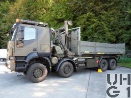 IVECO Trakker AT-N410T50W/P, Lastwagen WABRA/HA Con 14,5 t 8x8 gl