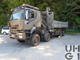 IVECO Trakker AT-N410T50W/P, Lastwagen WABRA/HA Con 14,5 t 8x8 gl