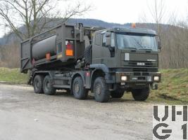 IVECO EuroTrakker MP 340 E 48W, Lastw WABRA/HA Con Seilw 14 t 8x8 GL